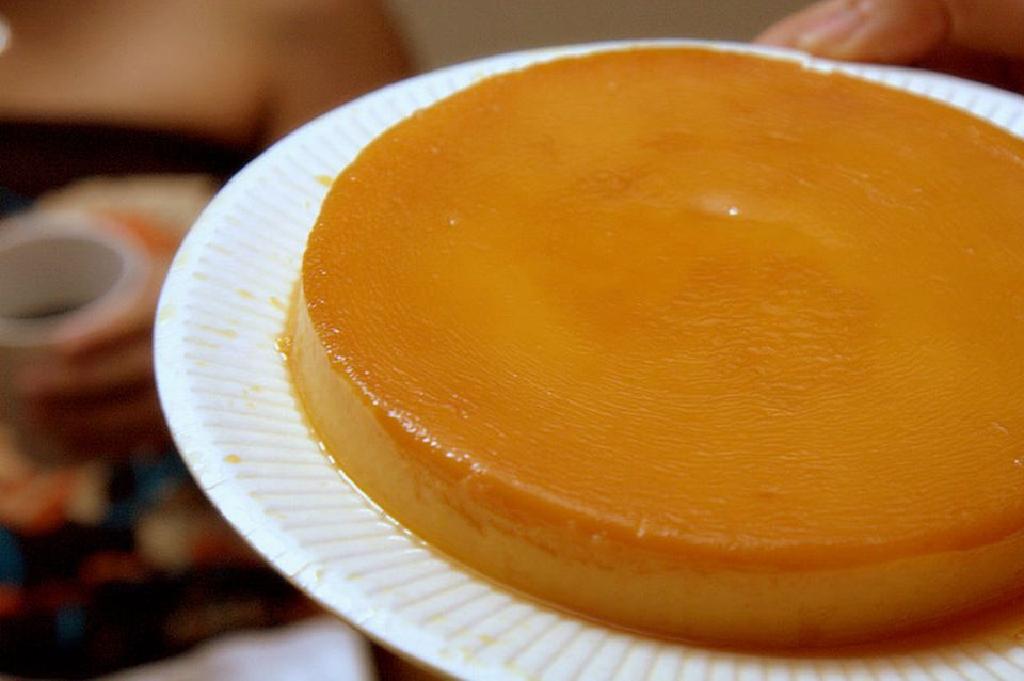 Leche Flan Versiunea Filipineză A Creamului Caramel